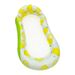 Outdoor Recreational Swimming Pool Floating Neck Backrest Water Lounge Chair New Printed Lemon Clip Net Adult Inflatable Floating Row_desvips.com