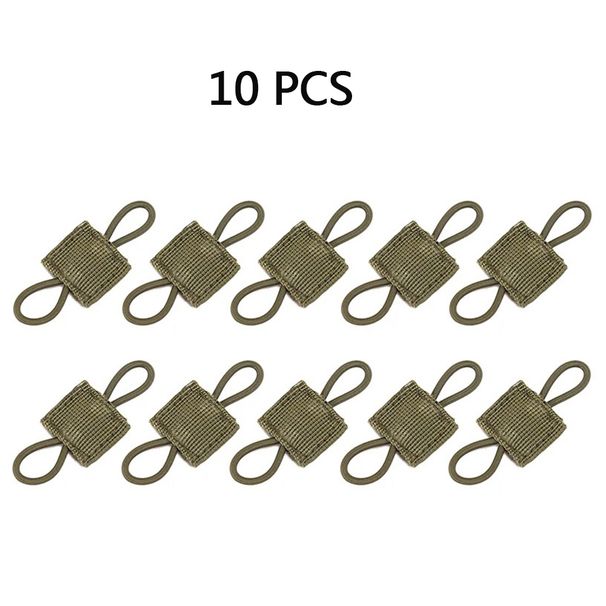 10pcs Outdoor Tactical Antenna Binding Buckles Molle System Backpack Vest Accessories Fixed Retainer Buckle For_desvips.com