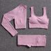 Women's Quick Drying Seamless Yoga Fitness Suit Autumn Winter European American Style Tight Fitting Hip Lifting Shorts_desvips.com