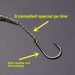 Anti-Tangle Subline Double Finished Forked Rig Hook Wild Bottom Fishing Grass Carp Bluefish Catfish Big Fish_desvips.com
