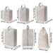 Set/6 Pcs Compessible Packing Tavel Stoage Bag Cubes Watepoof Suitcase Nylon Potable With Handbag Luggage_desvips.com