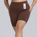 Plus Size Lycra Yoga For Women High Waist Hip Lift Running Fitness Pants No Embarrassing Lines Tight Sports Shorts_desvips.com
