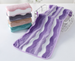 Coral Fleece Wavy Pattern Bath Towel, Absorbent, Soft, Breathable, Thick, Non-shedding, For Face Washing_desvips.com
