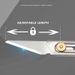 Adjustable Stainless Steel Utility Knife Wood Carving Rope Leather Cutting CSO Outdoor Survival Rescue Tool Replaceable_desvips.com