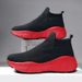 Classic Original Black Red Men's Running Sneakers Unisex Breathable Platform Big Size 46 Summer Socks Shoes Trainers Men_desvips.com