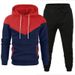 New Hot-Selling Men's Sweatshirt Youth Fashion Casual Sports Patchwork Color-Block Slim Fit Jacket_desvips.com