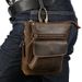 Men's Leather One Shoulder Retro Handmade Crossbody Bag_desvips.com