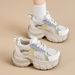 Platform Dad Shoes For Women 2025 Spring New Versatile Breathable Height Increasing Lightweight Casual Sneakers_desvips.com