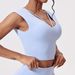 Women's Quick Drying Sportswear Tight Fitting Short Sleeved Running And Training Top Thin Comfortable Yoga Wear_desvips.com
