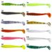 Luminous 10-50 Pcs/Bag T Tail Silicone Soft Bait Fishing Artificial Worms Soft Lures Carp Fishing Accessories_desvips.com