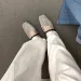Luxury Sandal Business Formal Stylish Fashion French Square Toe Women Mary Jane Flats Casual Designer Comfortable_desvips.com