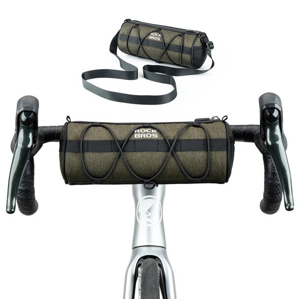 ROCKBROS Handlebar Bag Frame Bag Bicycle Front Bag with Shoulder Strap 2L_desvips.com