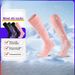Autumn Winter Thickened Thermal Quick-Dry Merino Wool Long Tube Snow Non-Slip Wear-Resistant Ski Socks_desvips.com