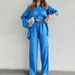 Women's Clothing two-piece high-end long-sleeved loose leopard print spring fashion casual women's suit for women_desvips.com