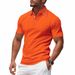 Cross-border Summer Hot Sale European Size Mesh Men's Polo Shirt Casual Golf Quick-drying Short-sleeved T-shirt Men_desvips.com