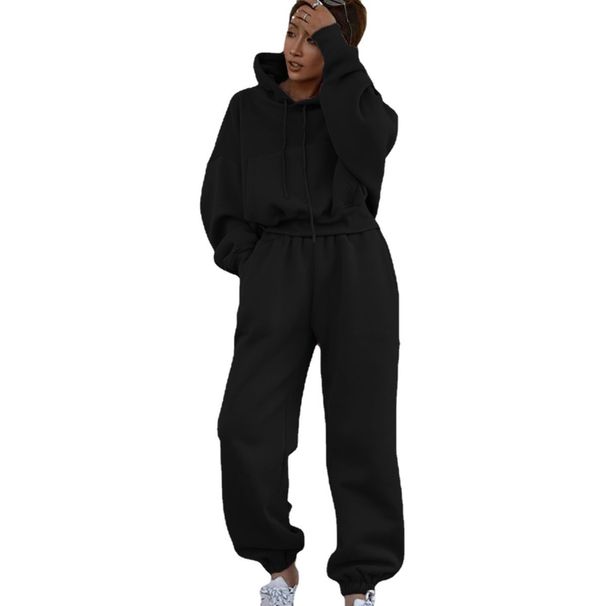 Women's Clothing autumn and winter women's clothing new casual sweatshirt jacket sports suit for women_desvips.com