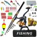 Rod Combo Fishing Gear Combination Short Sea Fishing Rod Set Long Distance Casting Lure Rod Reel Library Bait Box Full Set_desvips.com