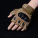 Fitness Tactical Gloves Non Slip Wear Resistant Outdoor Cycling Mountaineering Rock Climbing Breathable Half Finger For Military Enthusiasts_desvips.com
