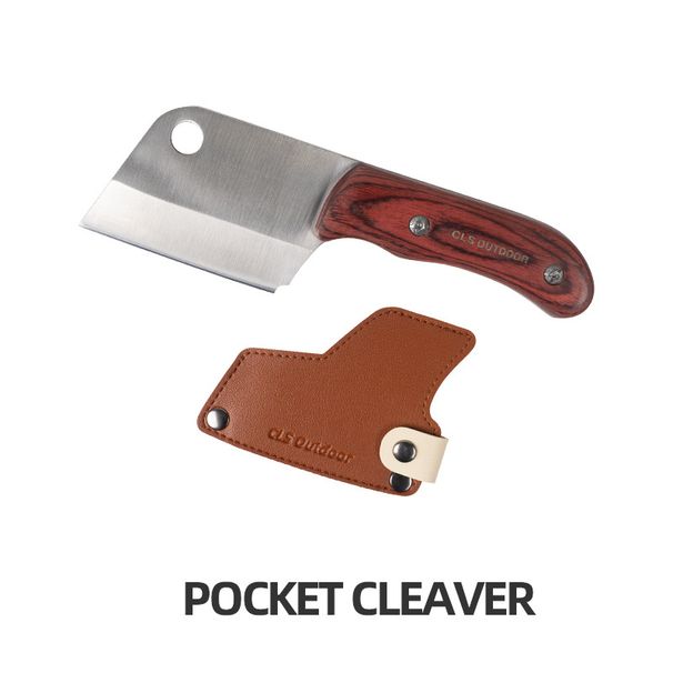 Ultra-Compact Cleaver - Stainless Steel Camping Knife For Outdoor Cooking (Portable & Multi-Purpose)_desvips.com