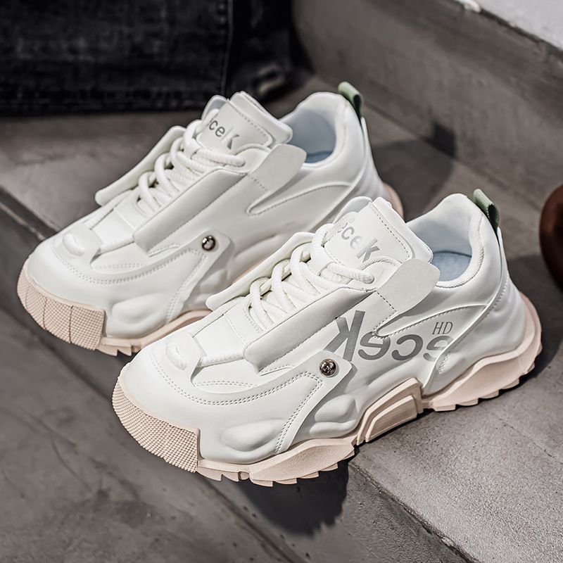 2027 Fashion European Station Sneakers Men Splicing Low Top Lace-Up Breathable Thick Sole Height Increase Non-Slip Wear-Resistant Running Shoes 39-47_desvips.com