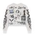 2025 New CKART Japanese Anime Angel Crew Neck T-Shirt Pullover Top With Cuff Long Sleeve_desvips.com