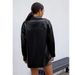Women's Clothing new loose casual street shooting long-sleeved motorcycle leather jacket buttoned jacket_desvips.com