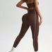 Strapless Sports Bra Bare Back Tummy Control Hip Lifting Yoga Fitness Running Bra For Women_desvips.com