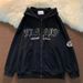 Y2k Embroidered Letter Hoodie 90S Pattern Print Zipper Top Girl Sweatshirt_desvips.com