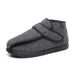 Lesvago New Winter Warm Fleece-Lined Unisex Cotton Shoes, Openable Upper For Wide And Deformed Feet, Widened Flat Sole_desvips.com