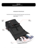 Waterproof Nylon Backpack For Men, 15.6 Inch Laptop Bag With Multi-Pockets, Lightweight Casual Daypack For School Work Travel Business_desvips.com