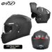 Men's Women's Full Face Motorcycle Helmet Electric Bike Flip Up Safety Helmet With Double Mirrors And Taillights_desvips.com