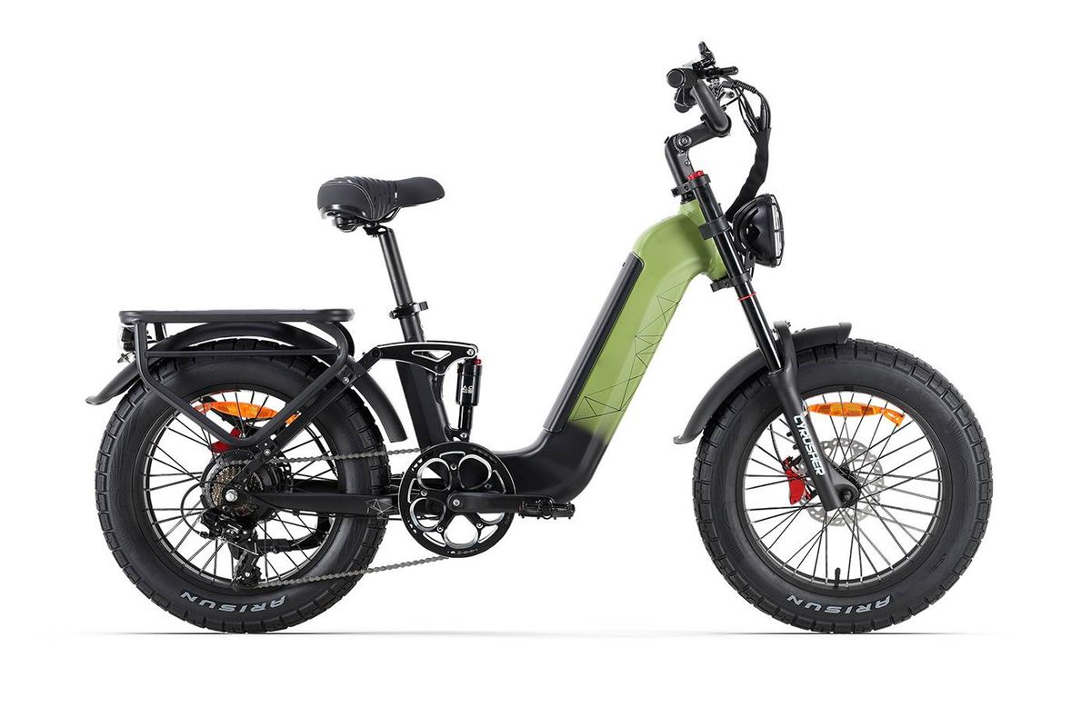 Cyrusher Kommoda 3.0 Electric Bike For Adults 20inch-tire 250W Motor 52V 20Ah Battery 7-Speed_desvips.com