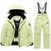 New Children's Ski Suit Set, Boys And Girls, Outdoor Warm, Windproof And Waterproof Ski Equipment, Complete Set._desvips.com
