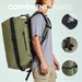 Haimont IPX7 Waterproof Roll-Top Dry Duffel Backpack Available In 60L And 90L Sizes, Made From 500D Tarpaulin With Welded Seams And Mesh Pockets, Suit_desvips.com