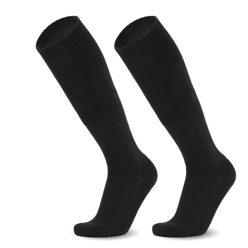 Soccer Socks Solid color long football socks towel bottom non slip student boys and girls club professional children's sports socks_desvips.com
