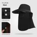 UPF 50+ Cooling Sun Hat – Breathable Nylon Bucket Hat For Cycling, Fishing & Outdoor Activities (Black/Light Gray/Green/Pink)_desvips.com