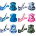 Unisex Summer Ice Silk Sun Protection Sleeves Outdoor Cycling Neck Warmer Combination Driving Sports Accessory_desvips.com