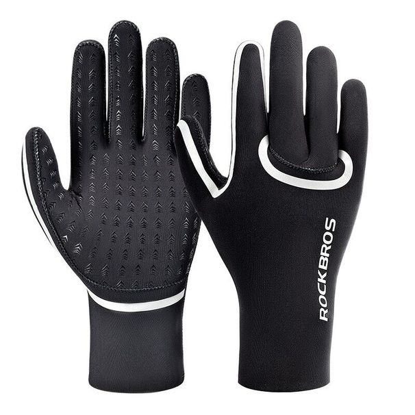 ROCKBROS Cycling Gloves for Winter, Waterproof, Unisex, Non - slip Gloves_desvips.com