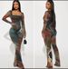 New four-season wearable sexy long-style mesh jumpsuit_desvips.com