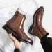 Leather Genuine Designer Dress 37~46 Couple Business Formal Ankle Boots Quality For Men New Fashion Casual Man Shoes_desvips.com