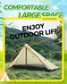 Qunature Trekkingzelt 1-Mann Zelt Ultraleicht Campingzelt Wasserdicht 230*180cm_desvips.com