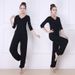 2026 Good-looking Outfit Set For Women, Dance Practice Fitness 2025 New Fashion Loose Yoga Beginner Modal_desvips.com