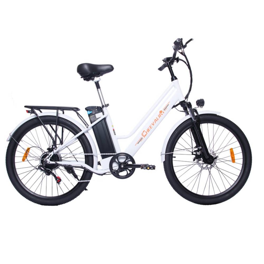 Cheevalry C26 PRO Electric Bike 250W Motor 25km/h Max Speed 36V City E-bike 20Ah Battery Range 45-55 KM 26*2.35 Inch Tires_desvips.com