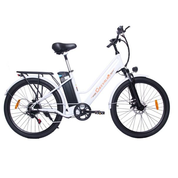 Cheevalry C26 PRO Electric Bike 250W Motor 25km/h Max Speed 36V City E-bike 20Ah Battery Range 45-55 KM 26*2.35 Inch Tires_desvips.com