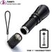 Red Light Magnetic Control Rotary Switch Flashlight Green Light Dust Detection Outdoor Searchlight Stepless Dimming_desvips.com