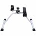 Compact Mini Exercise Bike - Portable Arm & Leg Toner For Home Use - Multi-Level Resistance - Black + Silver_desvips.com