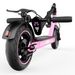 HiQiS D9 Foldable Electric Scooter, 36V 10.5Ah Battery, 10″ Solid Tires_desvips.com