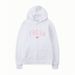 New Alphabet Heart LOVE Print Men's Hooded Fleece Sweatshirt_desvips.com