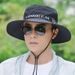 Sun hat 1PC Mountaineering hat Sun visor Hiking Outdoor travel Camping Summer large brimmed hat_desvips.com