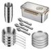 304 Outdoor Stainless Steel Tableware, Camping Equipment, Gift Set, Portable Travel Picnic_desvips.com